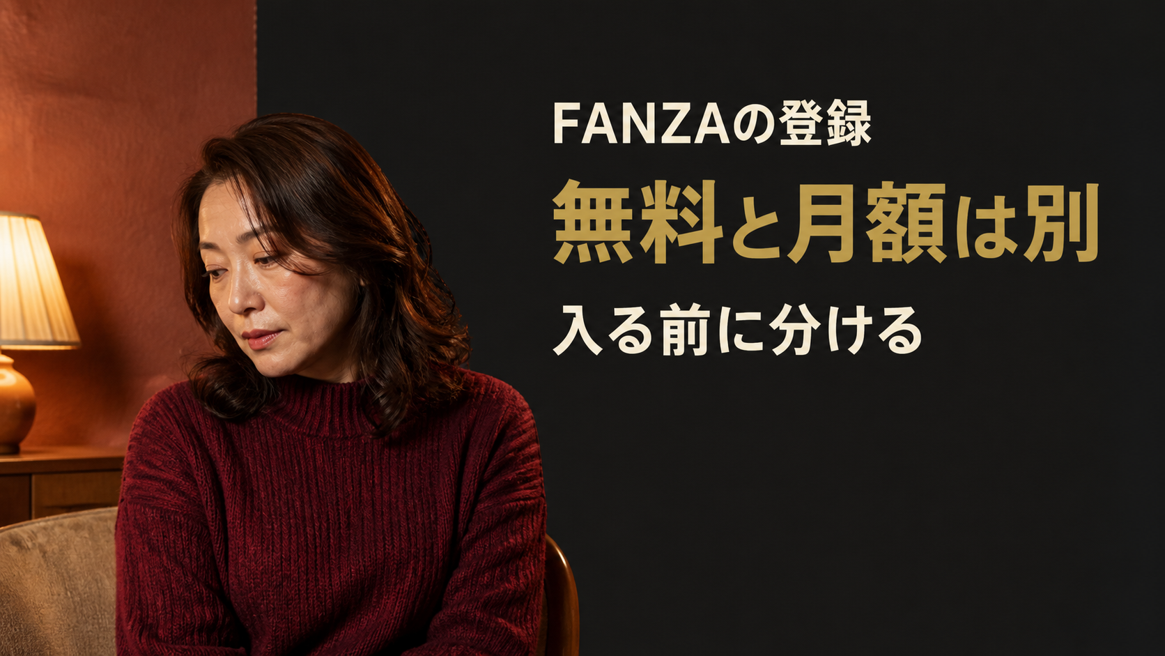 FANZA登録の前に決めること|無料会員と月額・単品は別の契約