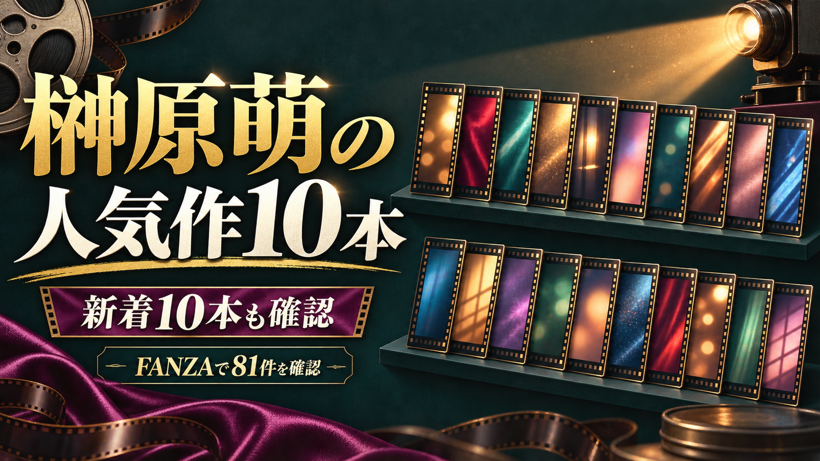 榊原萌のFANZA人気作10本と新着10本